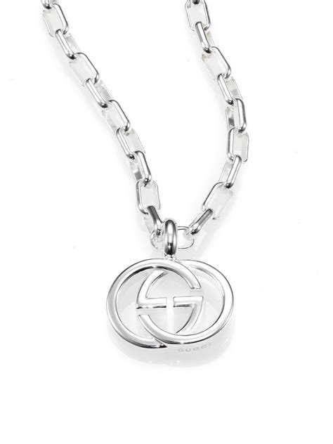 gucci gg interlocking woc|Gucci interlocking g silver necklace.